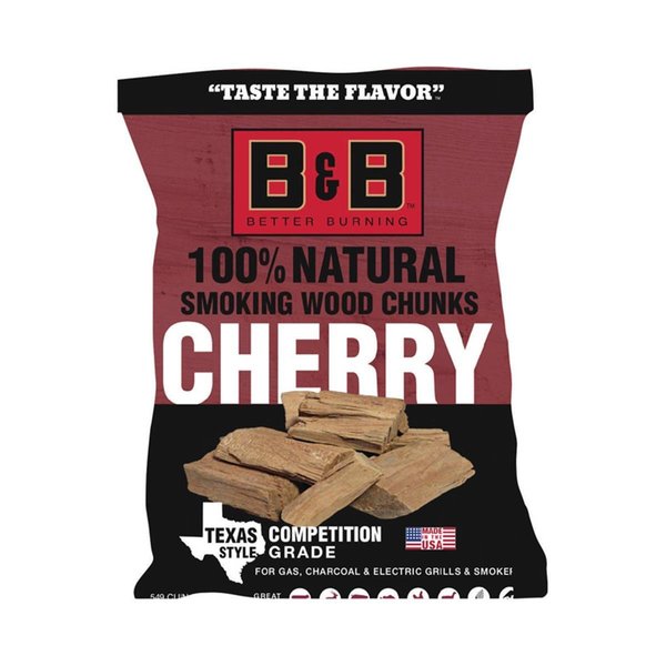 B&B Charcoal Cherry Wood Smoking Chunks, 549 cu. in. B&5616